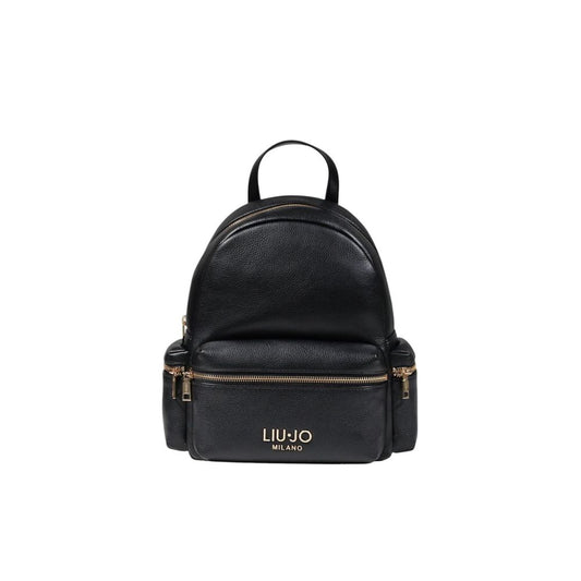 Liu Jo Black Polyester Backpack