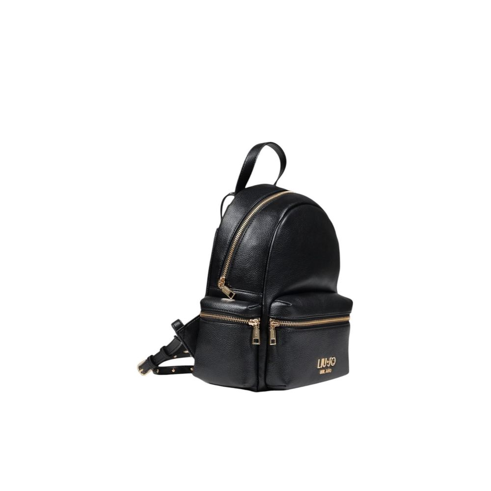 Liu Jo Black Polyester Backpack