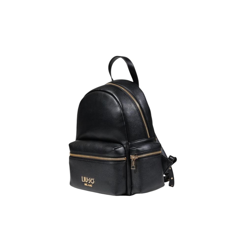 Liu Jo Black Polyester Backpack