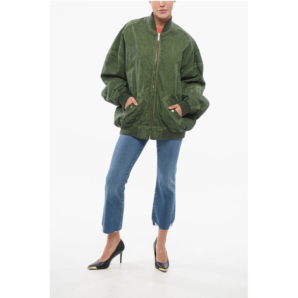 HALFBOY Multipocketed Cotton Bomber Jacket with Front Zip