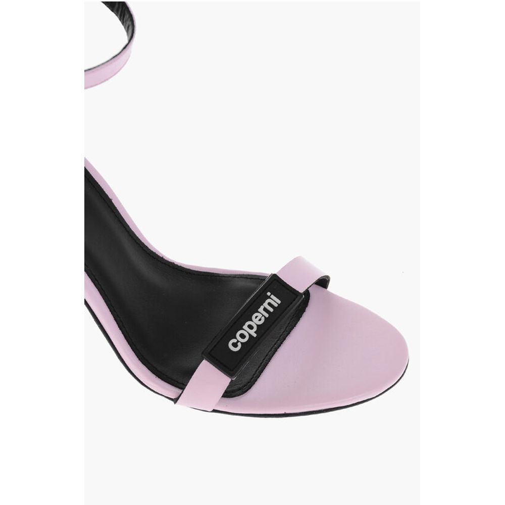 Coperni Leather SKINNY STRAP Sandals with Logo 9cm