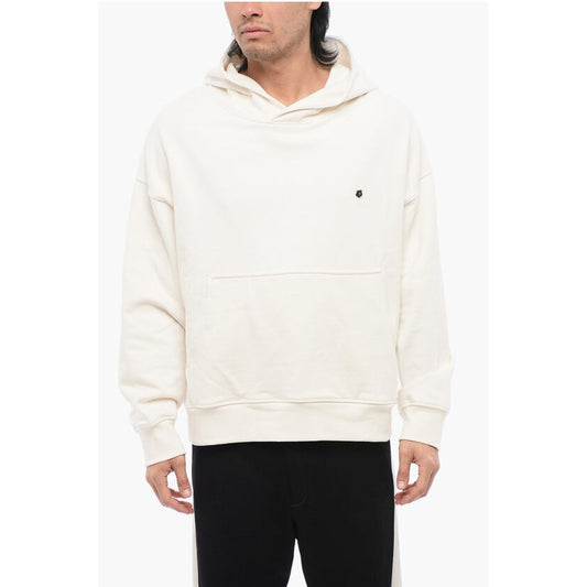 A Paper Kid Cotton Hoodie with Patch Pocket and Pin