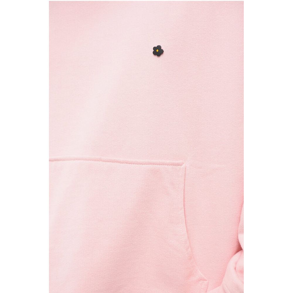 A Paper Kid Cotton Hoodie with Patch Pocket and Pin