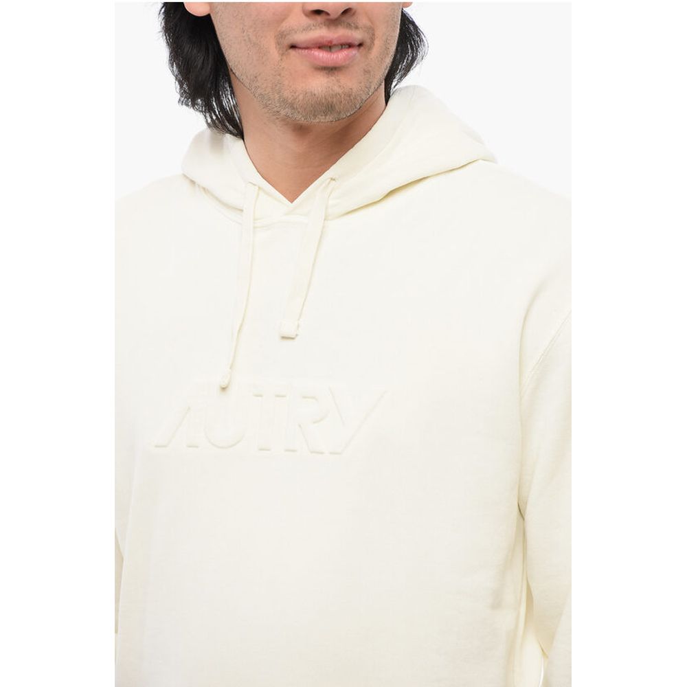 Autry Cotton Hoodie with Embossed Logo