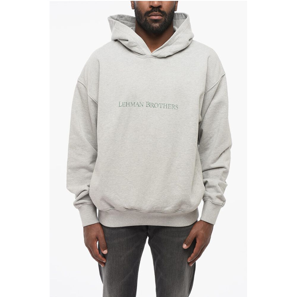 1989 Studio Cotton LEHMAN BROTHERS Hoodie with 2-Pockets