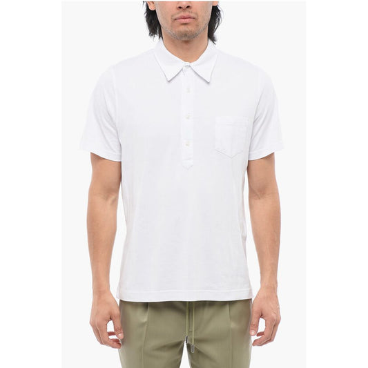 Maciel Lightweight Cotton Polo Shirt with Breast Pocket