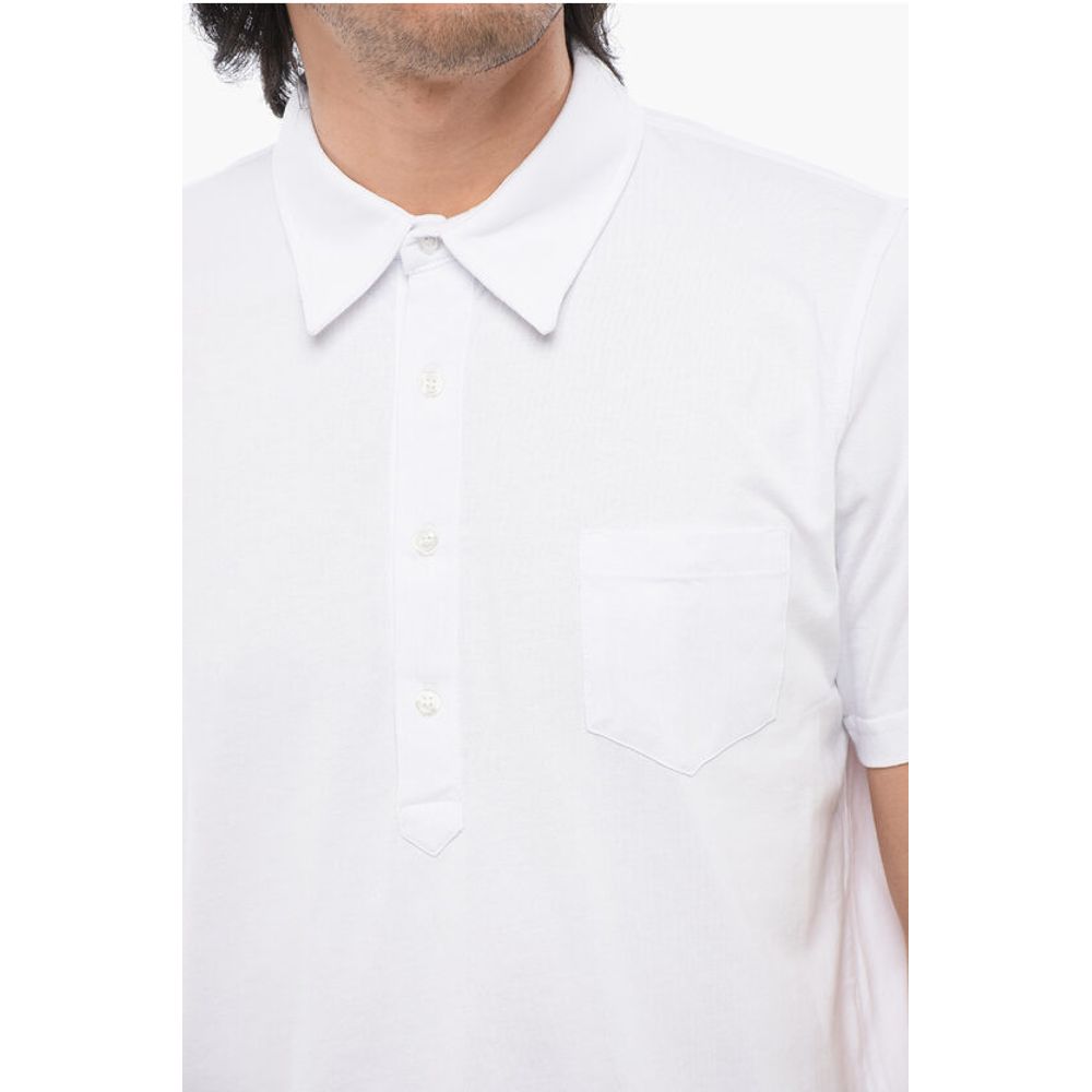 Maciel Lightweight Cotton Polo Shirt with Breast Pocket