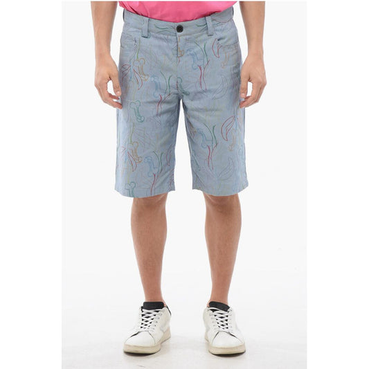 Viktor & Rolf 5-Pocketed Printed Cotton Shorts