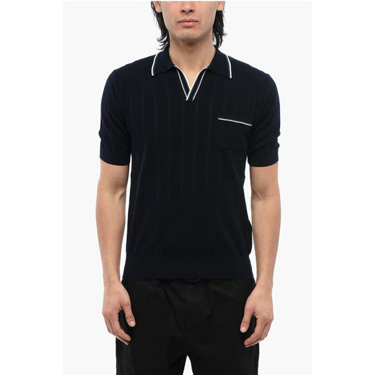 Altea Cotton Short Sleeved Polo With Contrasting Edges