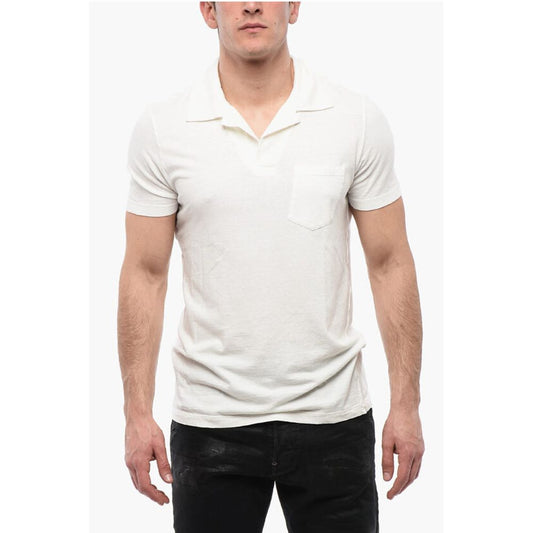 Altea Linen Blend Polo With Breast Pocket