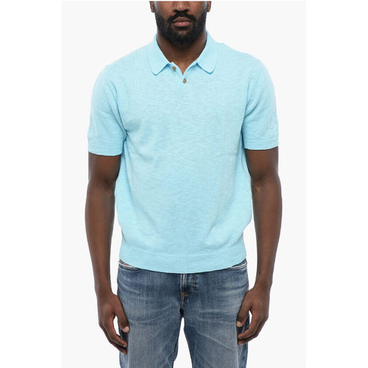 Altea Melange Cotton Knit Polo