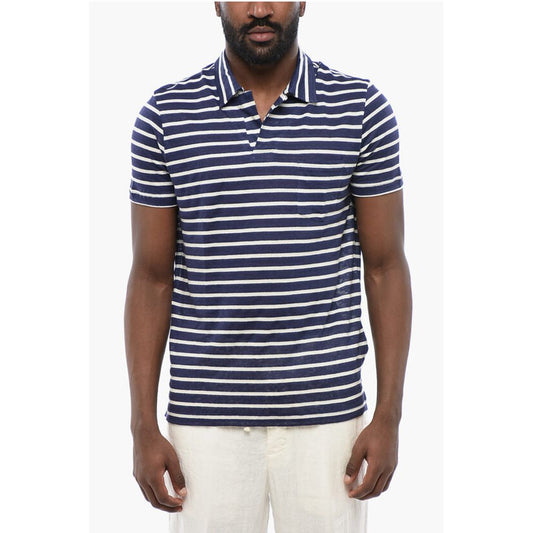 Altea Striped Linen Polo