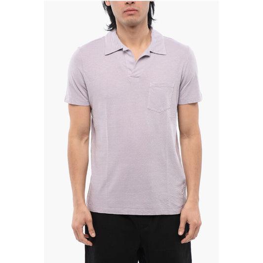 Altea Linen Blend Polo With Breast Pocket