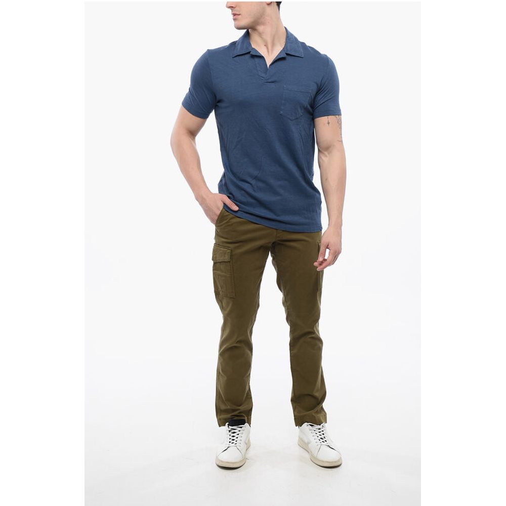 Altea Linen Blend Polo With Breast Pocket