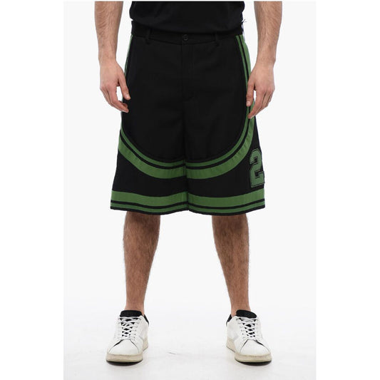 Off-White Patched VARSITY Shorts with Tape Details