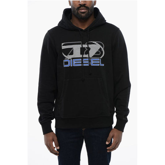 Diesel Printed Cotton S-GINN-HOOD-K40 Hoodie