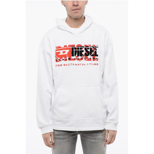 Diesel RED TAG Embroidered S-BAXT Hoodie with Patch Pocket