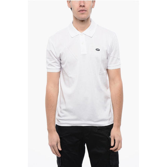 Diesel RED TAG Solid Color T-SMITH-DOVAL-PJ Polo Shirt with Oval-D