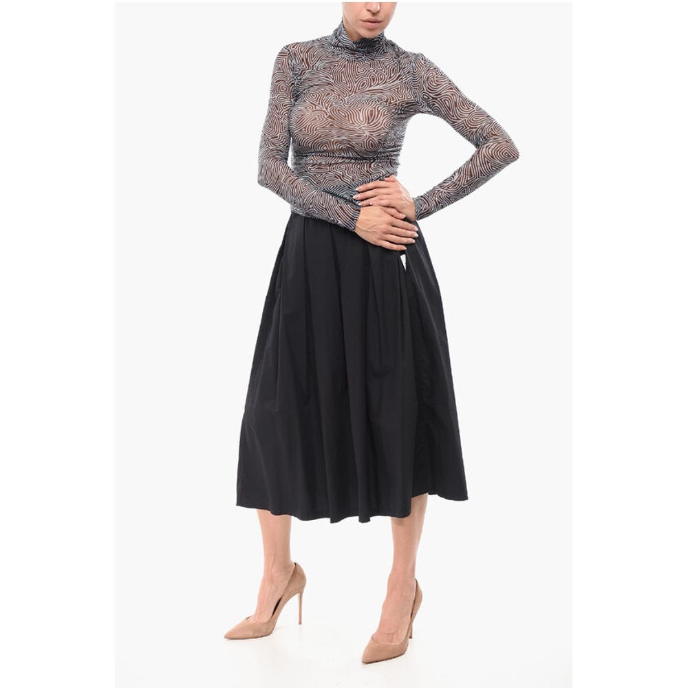 Dries Van Noten Sheer Turtleneck Top