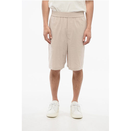 Ami Alexandre Mattiussi 4-Pocketed Cotton Shorts with Elastic Waistband