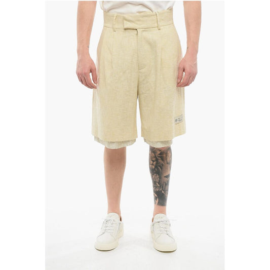 Amiri Double-pleated Double-layered Shorts