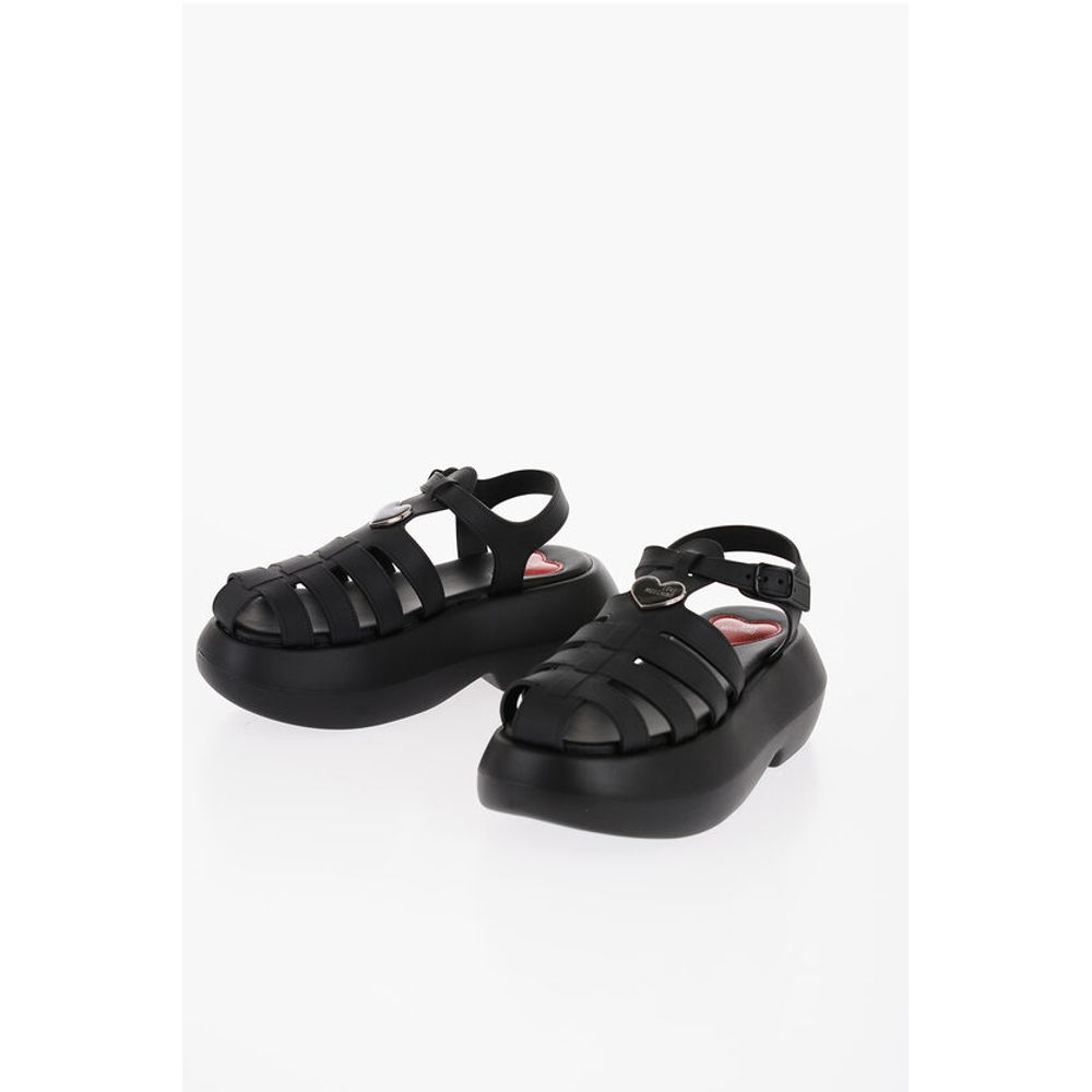 Moschino LOVE Pvc Sandals with Platform 6,5cm