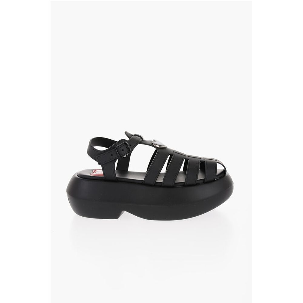 Moschino LOVE Pvc Sandals with Platform 6,5cm