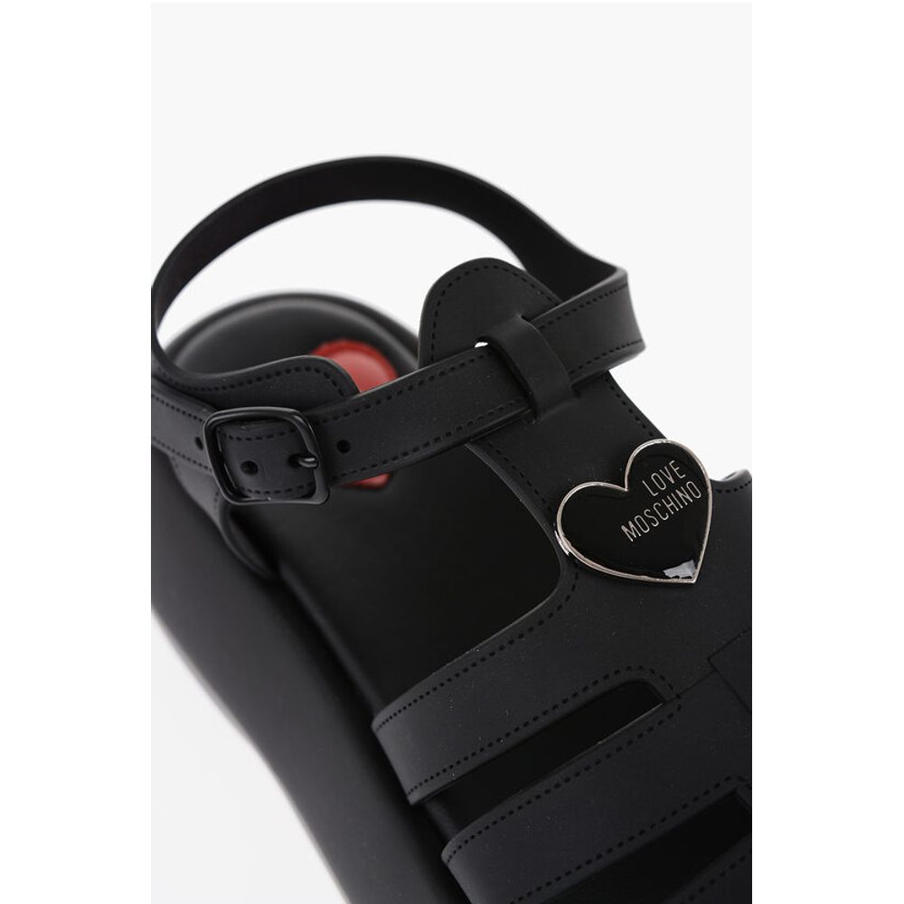 Moschino LOVE Pvc Sandals with Platform 6,5cm