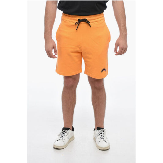 Sprayground Brushed Cotton Shorts with Embroidered Logo