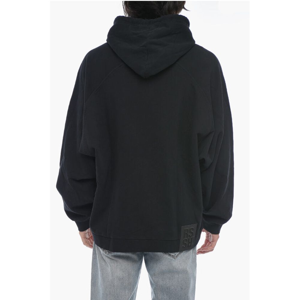 Raf Simons Oversize Fit Hoodie With Logo Patch