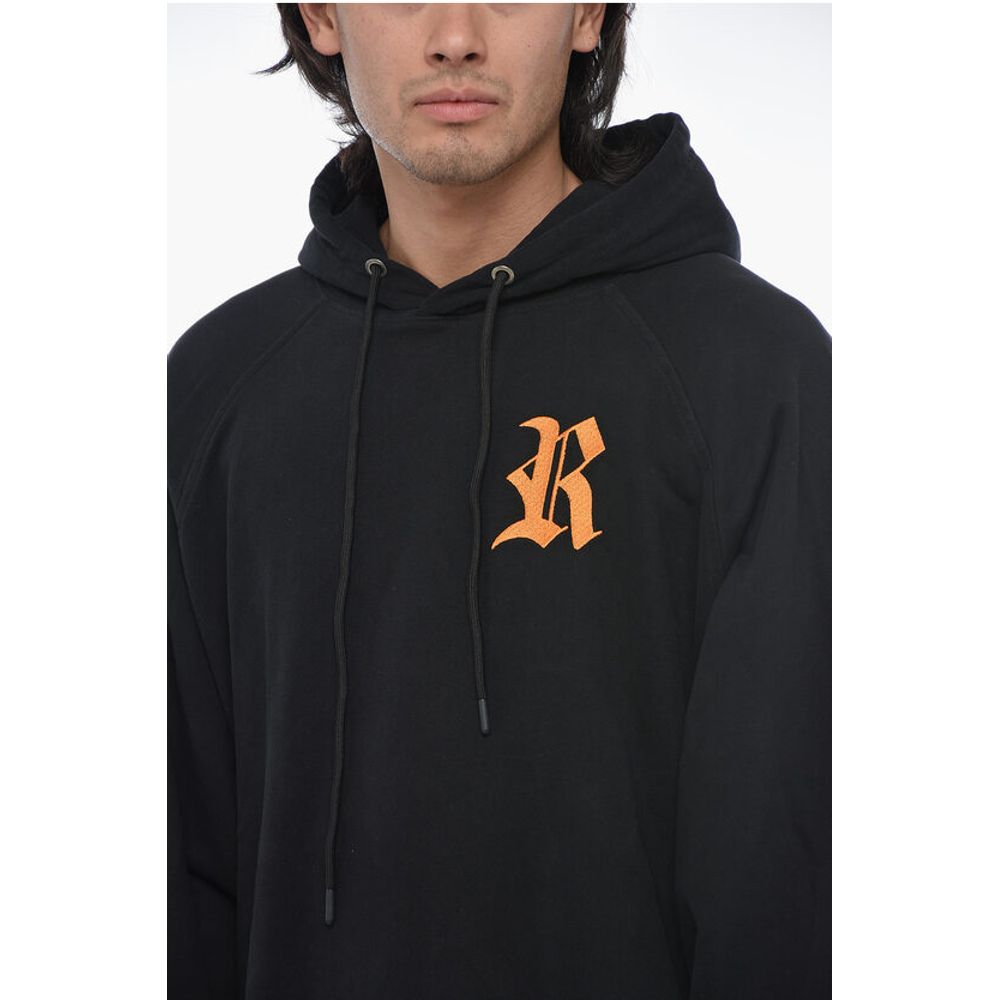 Raf Simons Oversize Fit Hoodie With Logo Patch