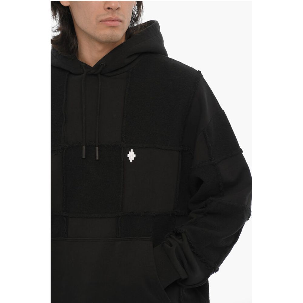 Marcelo Burlon Solid Color Cotton Hoodie