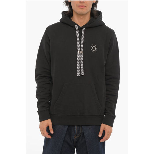 Marcelo Burlon Cotton ECLIPSE Hoodie With Patch Pocket