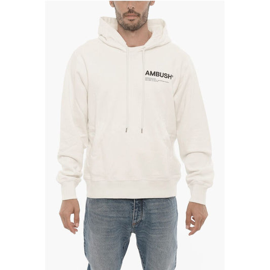 Ambush Solid Color Hoodie with Contrasting Logo