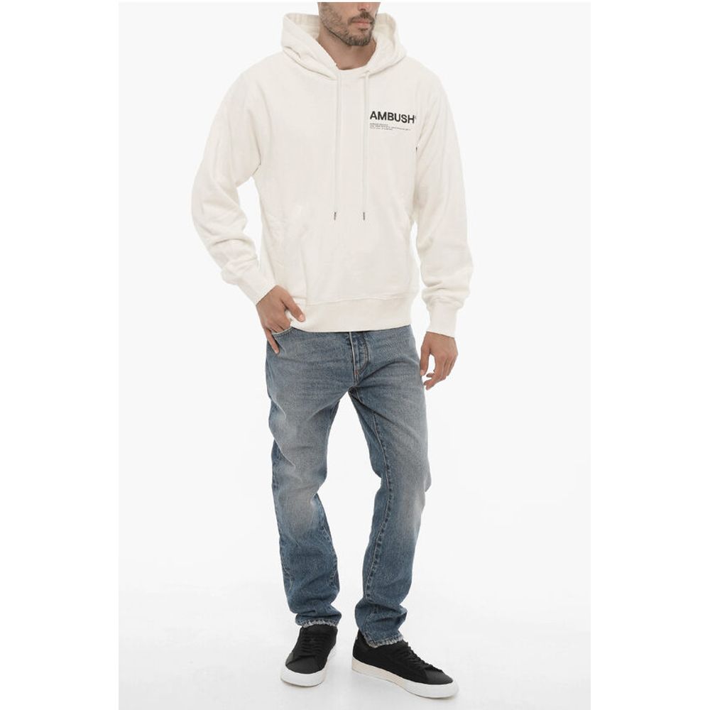 Ambush Solid Color Hoodie with Contrasting Logo