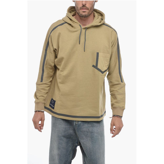 Paul & Shark WHITE MOUNTAINEERING Brushed Cotton Hoodie with Breast Pocke