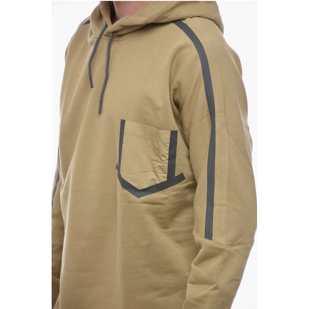 Paul & Shark WHITE MOUNTAINEERING Brushed Cotton Hoodie with Breast Pocke