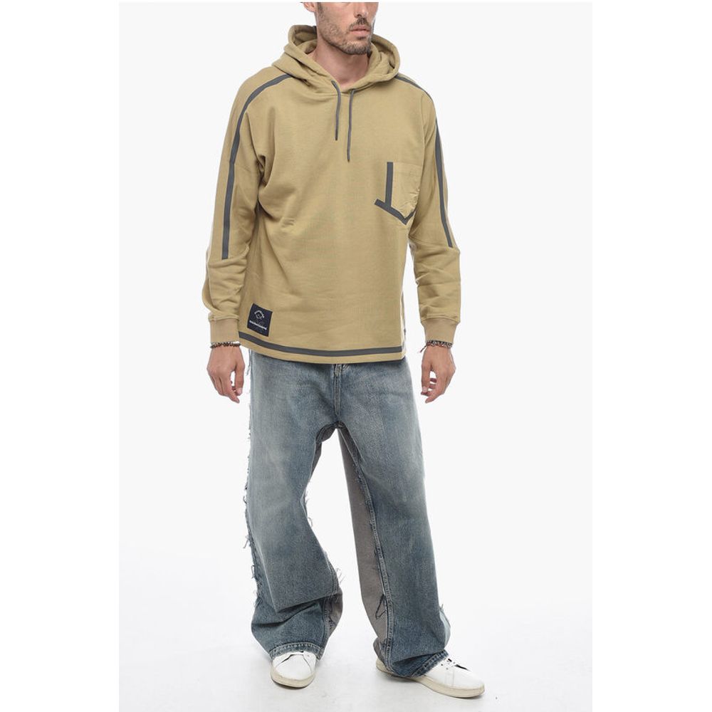 Paul & Shark WHITE MOUNTAINEERING Brushed Cotton Hoodie with Breast Pocke