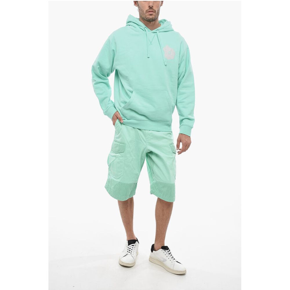 Objects IV Life Printed Brushed Cotton Hoodie