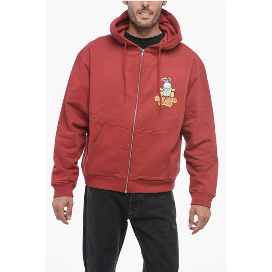Sky High Farm Solid Color Hoodie Zipped Closure