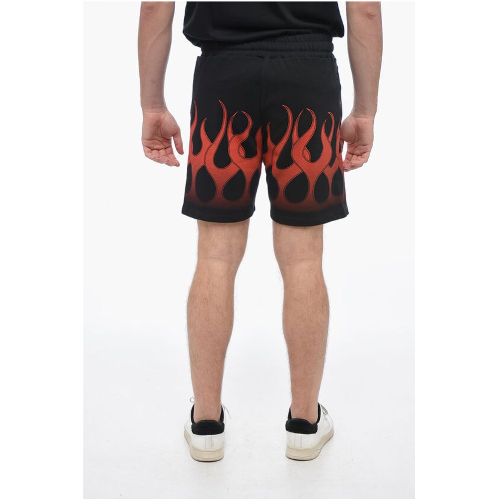 Vision of Super Flame Print Brushed Cotton Jogger Shorts