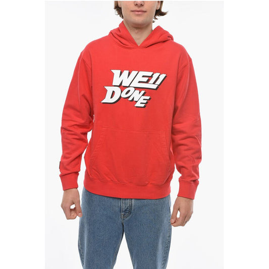 We11done Polished Logo Fitted Hoodie