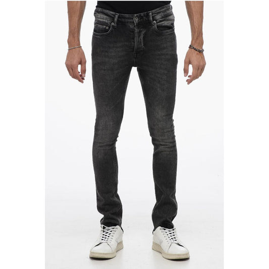 AllSaints Dark Washed Skinny Fit Jeans 15cm