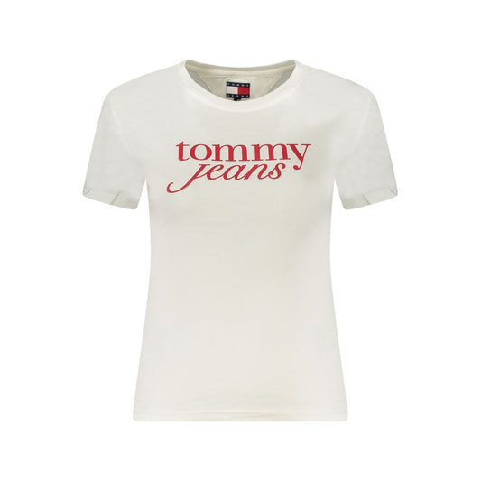Tommy Hilfiger White Cotton Tops & T-Shirt