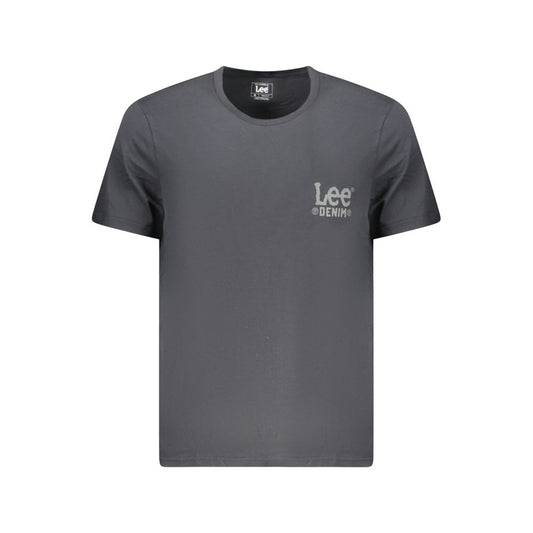 Lee Black Cotton Moška majica
