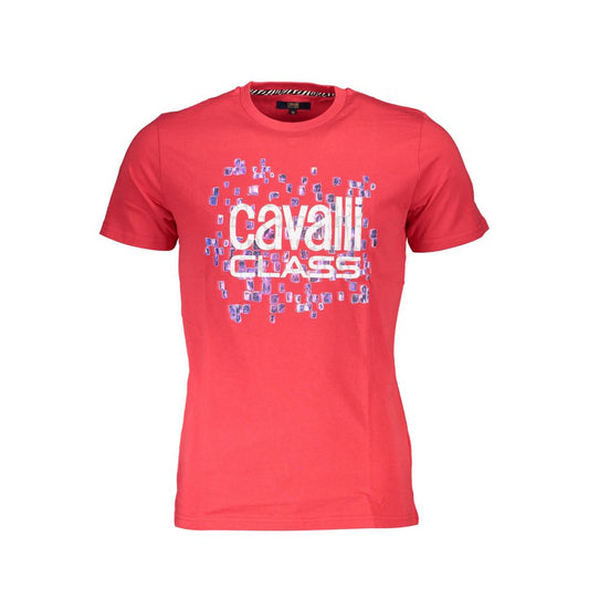 Cavalli Class Rdeča bombažna moška majica