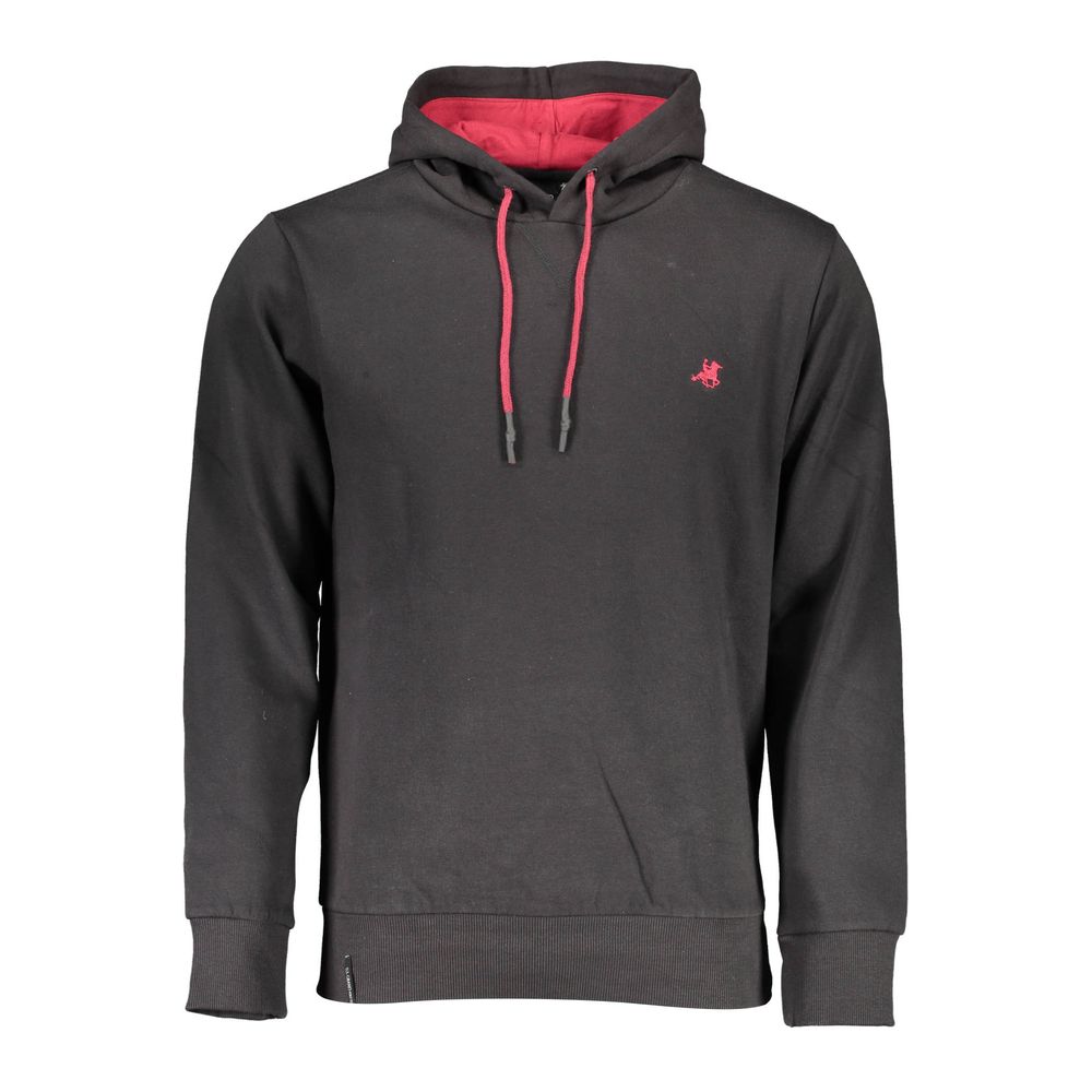 U.S. Grand Polo Black Cotton Moški pulover