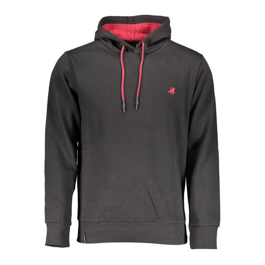 U.S. Grand Polo Black Cotton Moški pulover