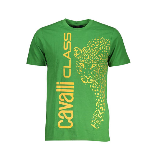 Cavalli Class Zelena bombažna majica