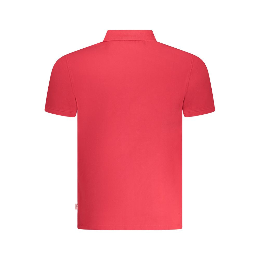 Pepe Jeans Rdeča bombažna moška polo majica